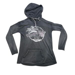 MV Sport Charcoal Hoodie with Orange Lake Resort Design